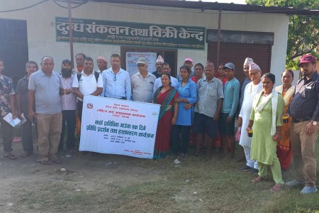 कृषि तथा पशुपन्छी प्रविधिको हब बन्दै नार्क प्रविधि गाउँ 